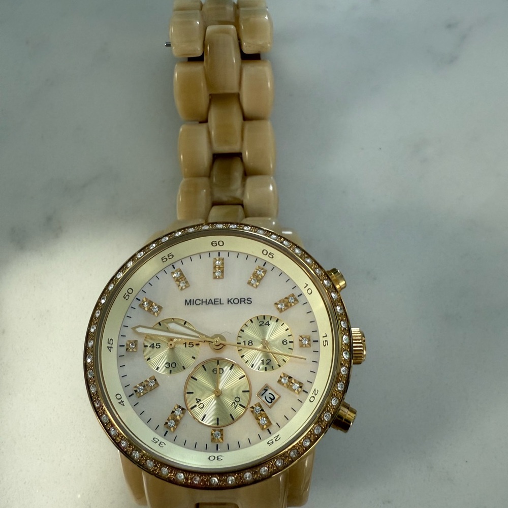 MICHAEL KORS Lexington stainless steel Chronograph Watch for Women MK-5372